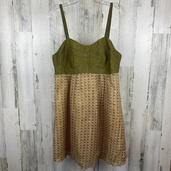 A.Maglia Camisole Short Dress.  Green, Size Large - Picture 1 of 6